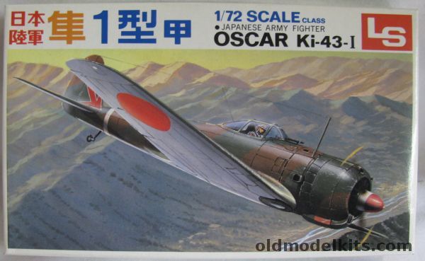 LS 1/72 Nakajima Ki-43-I Hayabusa 'Oscar', B1 plastic model kit